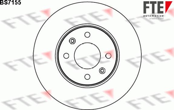 FTE 9072066 - Тормозной диск autospares.lv