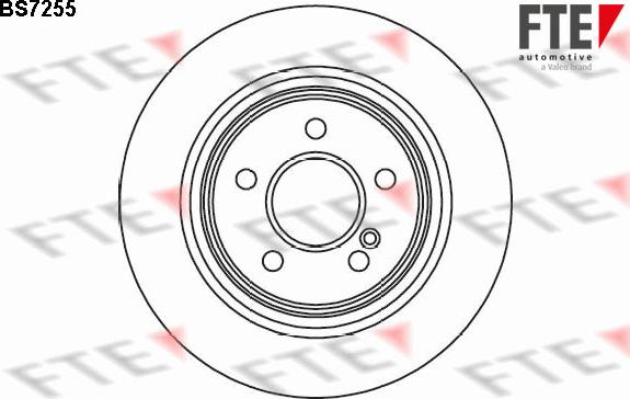 FTE 9072086 - Тормозной диск autospares.lv