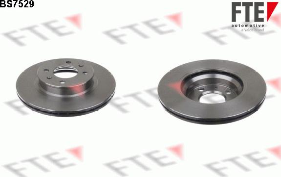 FTE 9072105 - Тормозной диск autospares.lv