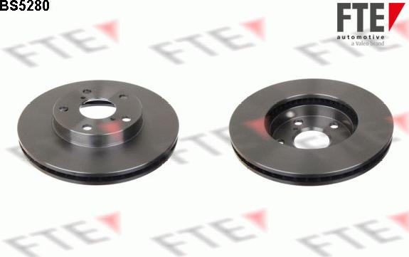 FTE 9072185 - Тормозной диск autospares.lv