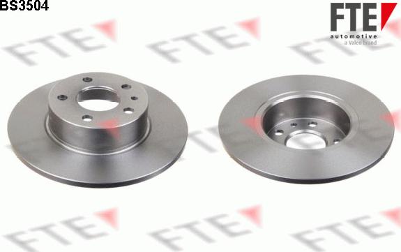 FTE 9072129 - Тормозной диск autospares.lv