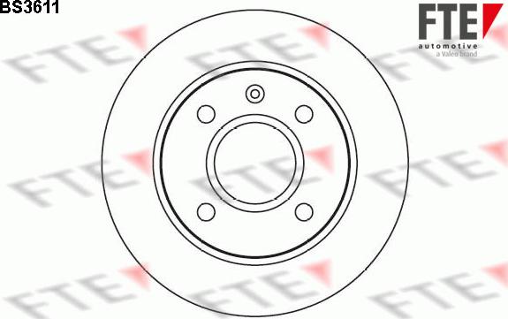 FTE 9072175 - Тормозной диск autospares.lv