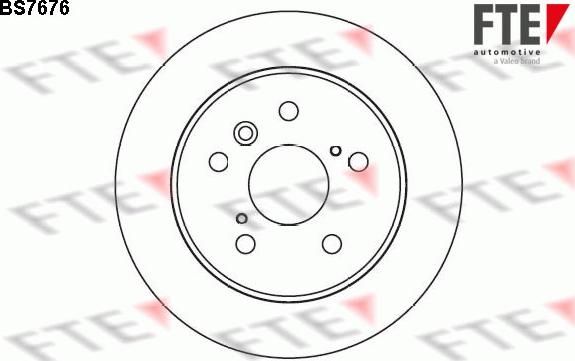 FTE 9072818 - Тормозной диск autospares.lv