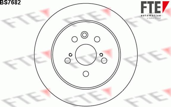 FTE 9072821 - Тормозной диск autospares.lv