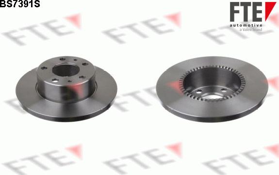 FTE 9072396 - Тормозной диск autospares.lv