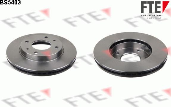 FTE 9072313 - Тормозной диск autospares.lv