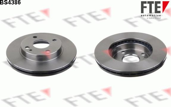 FTE 9072379 - Тормозной диск autospares.lv