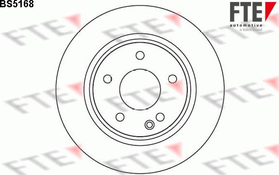 FTE 9072373 - Тормозной диск autospares.lv