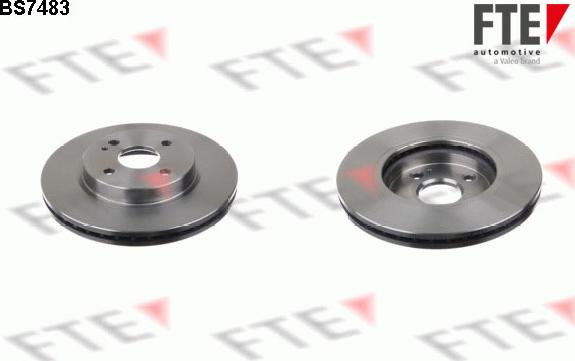 FTE 9072202 - Тормозной диск autospares.lv