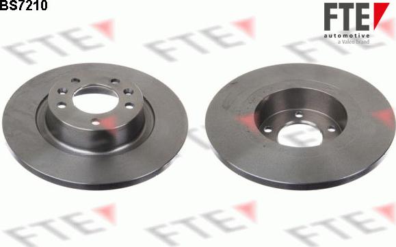 FTE BS7210 - Тормозной диск autospares.lv