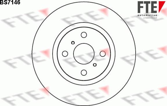 FTE 9072238 - Тормозной диск autospares.lv