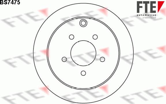 FTE 9072782 - Тормозной диск autospares.lv