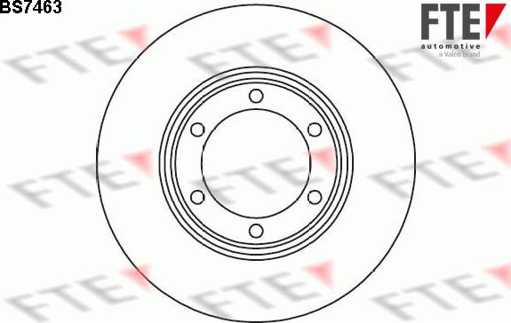 FTE 9072779 - Тормозной диск autospares.lv