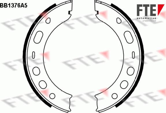 FTE 9100121 - Комплект тормозов, ручник, парковка autospares.lv