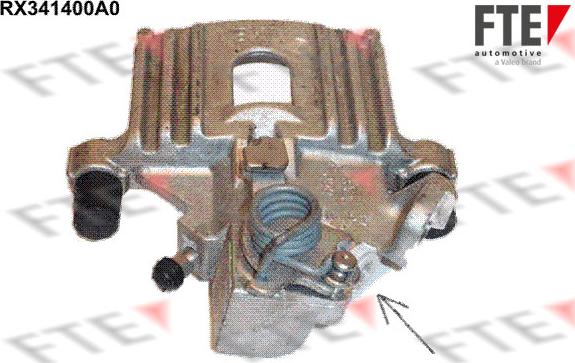 FTE 9290242 - Тормозной суппорт autospares.lv