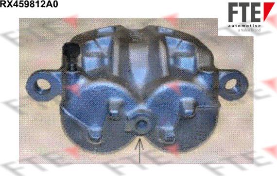 FTE 9291151 - Тормозной суппорт autospares.lv