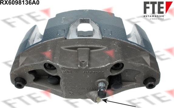 FTE 9292184 - Тормозной суппорт autospares.lv