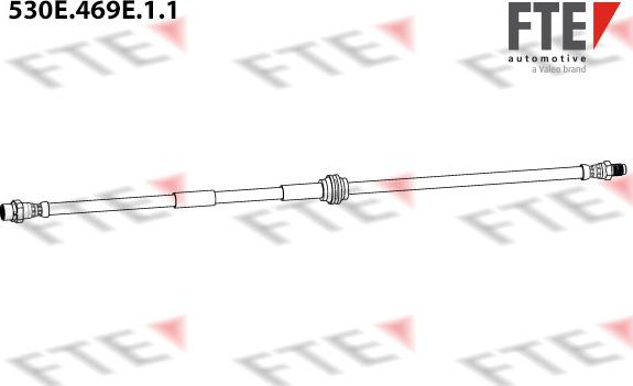 FTE 9240754 - Тормозной шланг autospares.lv