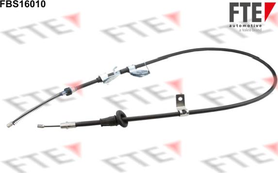 FTE FBS16010 - Тросик, cтояночный тормоз autospares.lv