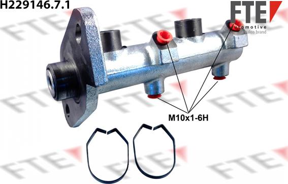 FTE 9220193 - Главный тормозной цилиндр autospares.lv