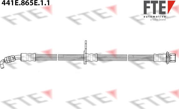 FTE 9240635 - Тормозной шланг autospares.lv