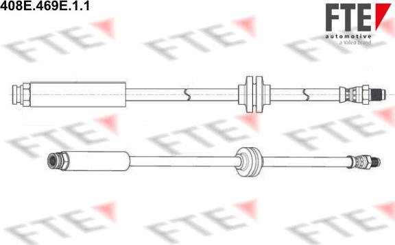 FTE 408E.469E.1.1 - Тормозной шланг autospares.lv