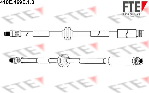 FTE 410E.469E.1.3 - Тормозной шланг autospares.lv