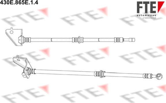 FTE 430E.865E.1.4 - Тормозной шланг autospares.lv