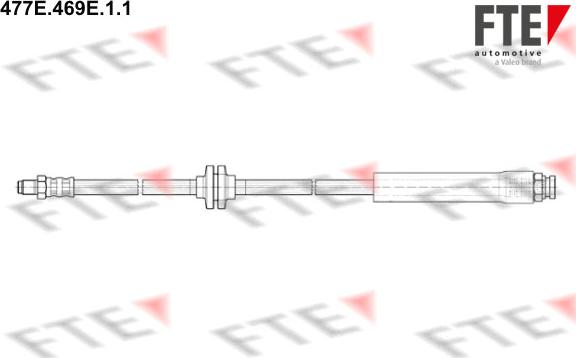 FTE 477E.469E.1.1 - Тормозной шланг autospares.lv