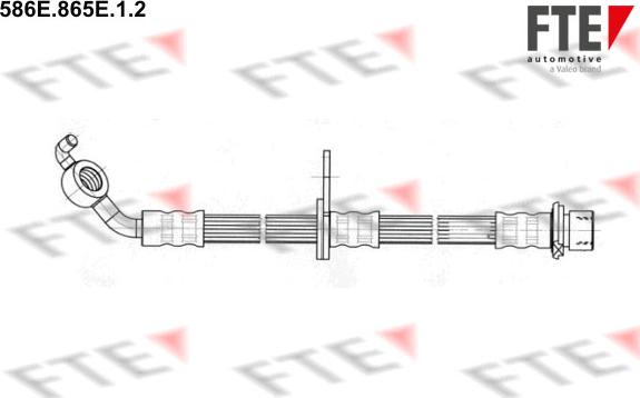 FTE 9240800 - Тормозной шланг autospares.lv