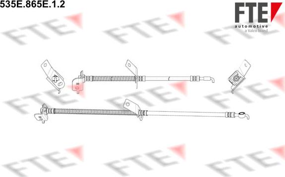 FTE 535E.865E.1.2 - Тормозной шланг autospares.lv