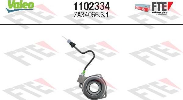 FTE 1102334 - Центральный выключатель, система сцепления autospares.lv