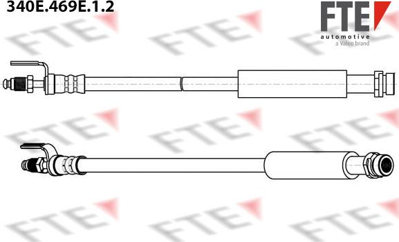 FTE 340E.469E.1.2 - Тормозной шланг autospares.lv