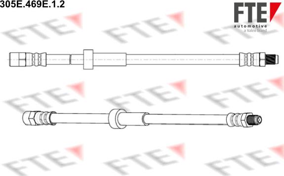 FTE 305E.469E.1.2 - Тормозной шланг autospares.lv