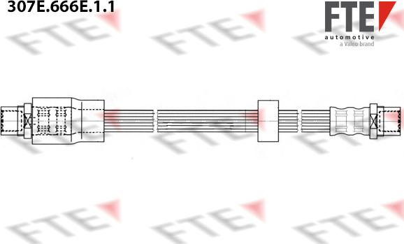 FTE 307E.666E.1.1 - Тормозной шланг autospares.lv