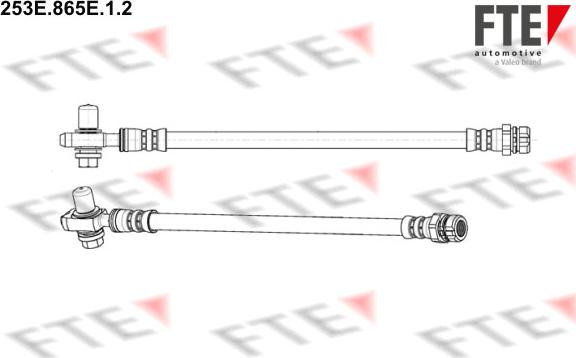 FTE 253E.865E.1.2 - Тормозной шланг autospares.lv