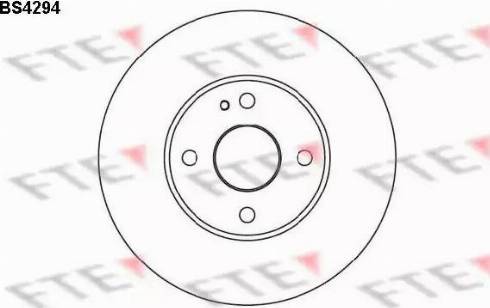 FTE BS4294 - Тормозной диск autospares.lv