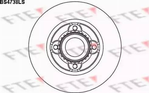 FTE BS4738LS - Тормозной диск autospares.lv