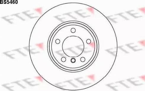 FTE BS5460 - Тормозной диск autospares.lv