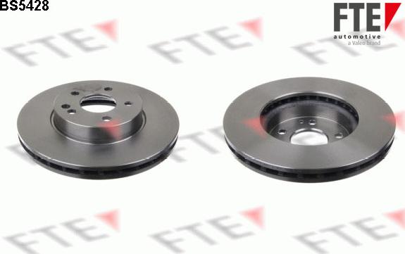 FTE BS5428 - Тормозной диск autospares.lv