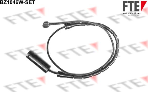 FTE BZ1046W-SET - Сигнализатор, износ тормозных колодок autospares.lv