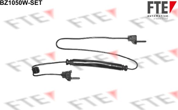 FTE BZ1050W-SET - Сигнализатор, износ тормозных колодок autospares.lv