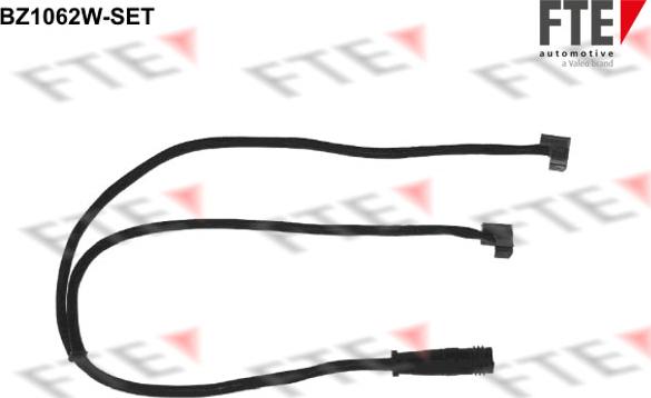 FTE BZ1062W-SET - Сигнализатор, износ тормозных колодок autospares.lv