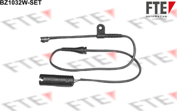 FTE BZ1032W-SET - Сигнализатор, износ тормозных колодок autospares.lv