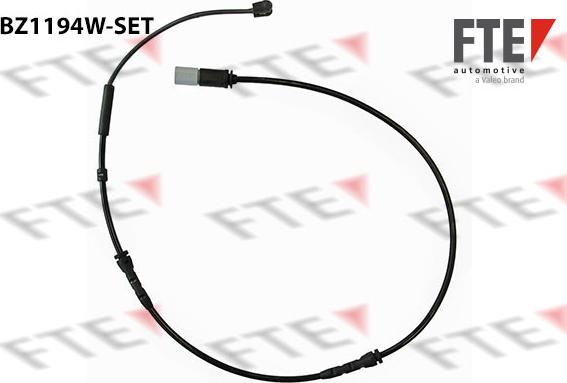 FTE BZ1194W-SET - Сигнализатор, износ тормозных колодок autospares.lv