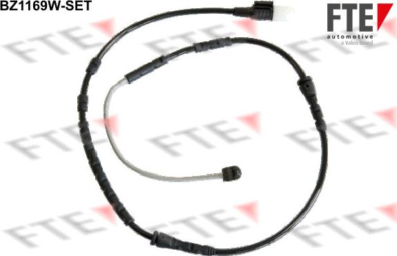 FTE BZ1169W-SET - Сигнализатор, износ тормозных колодок autospares.lv