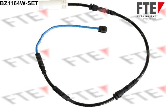 FTE BZ1164W-SET - Сигнализатор, износ тормозных колодок autospares.lv