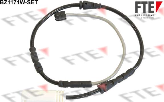 FTE BZ1171W-SET - Сигнализатор, износ тормозных колодок autospares.lv