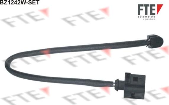 FTE BZ1242W-SET - Сигнализатор, износ тормозных колодок autospares.lv