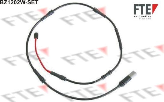 FTE BZ1202W-SET - Сигнализатор, износ тормозных колодок autospares.lv